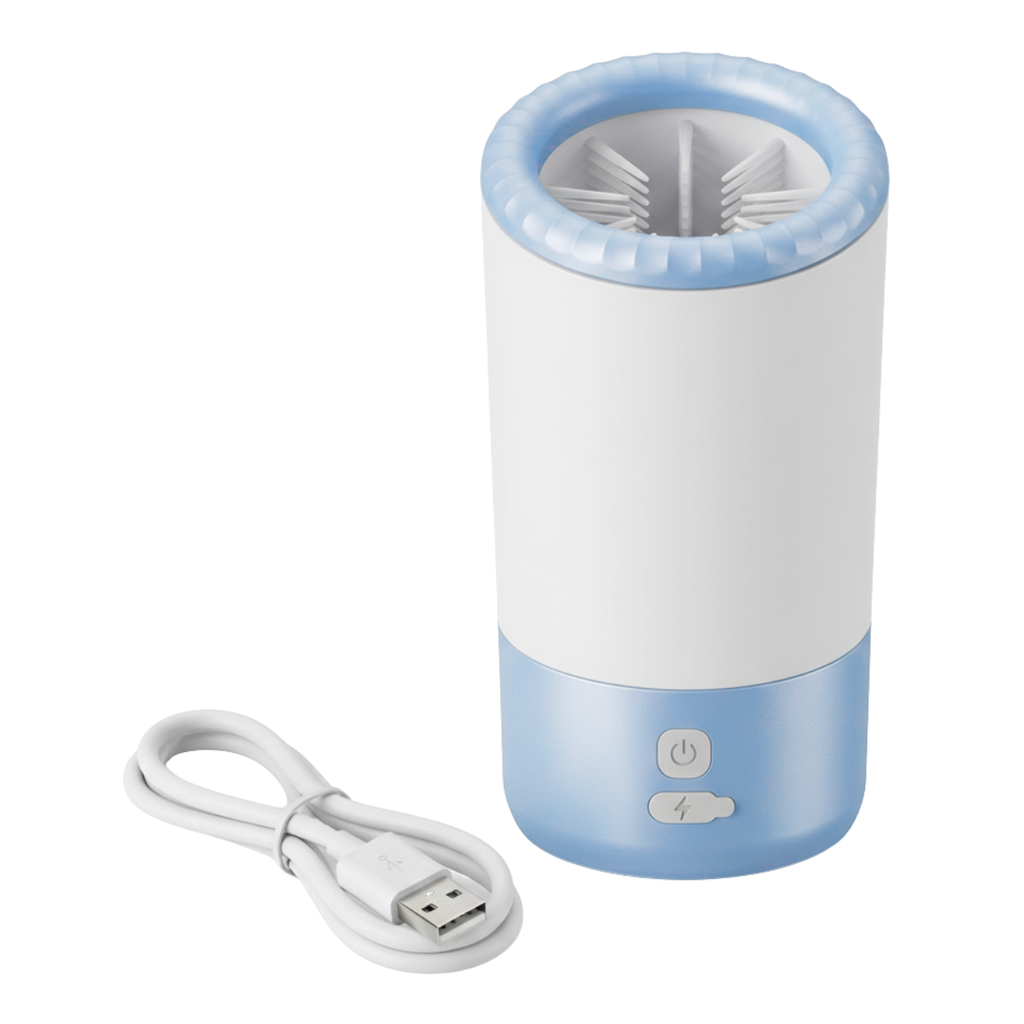 Electric Pet Paw Cleaner Automatic Dog Foot Washing Cup with USB Rechargeable Battery