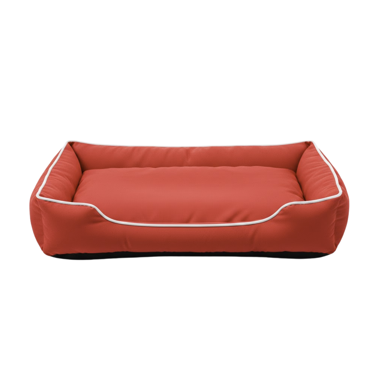 Waterproof Square Dog Bed with Durable Fiber Padding and Mechanical Wash Construction