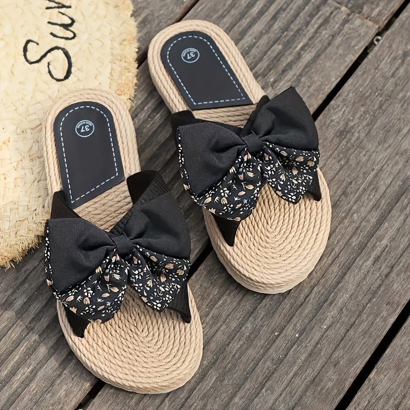 Open toe vacation slides — lightweight textured sole — casual summer wear