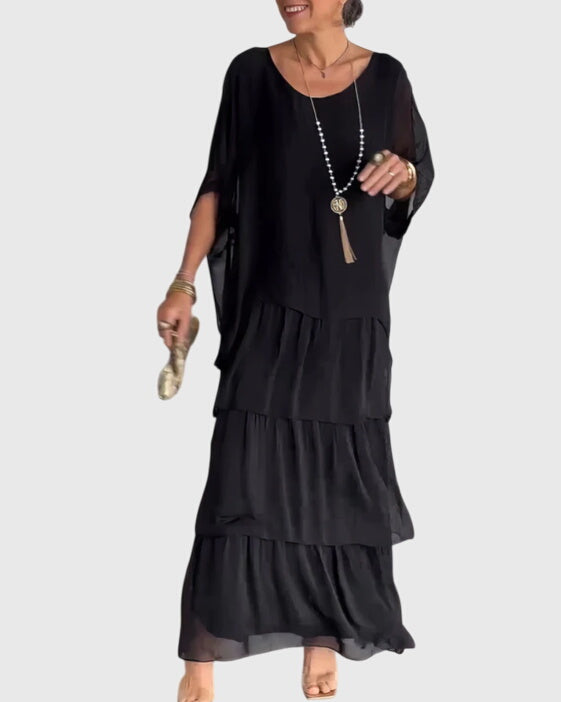 Women’s long dress — relaxed fit button up | wedding formal events
