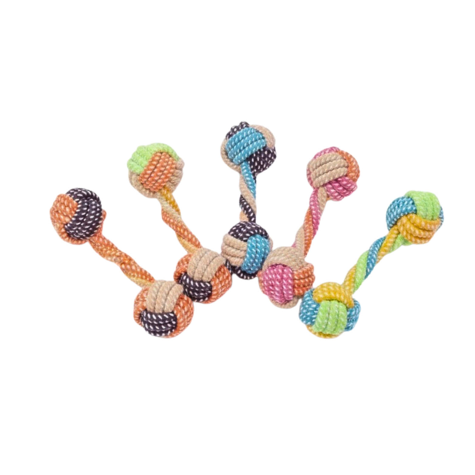 Interactive Cotton Rope Dog Toy Ball for Aggressive Chewers and Dental Care