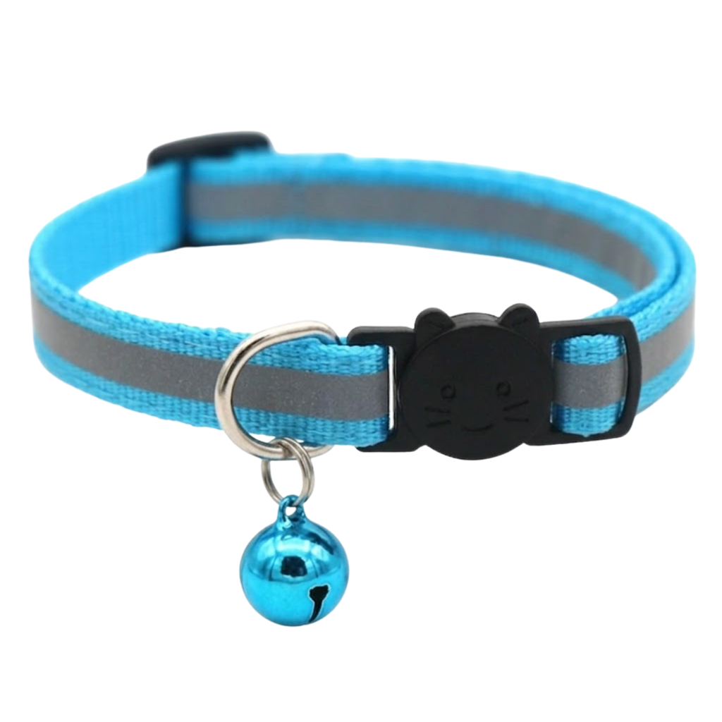 Reflective Cat Collar with Bell and Breakaway Buckle for Small Dogs and Kittens