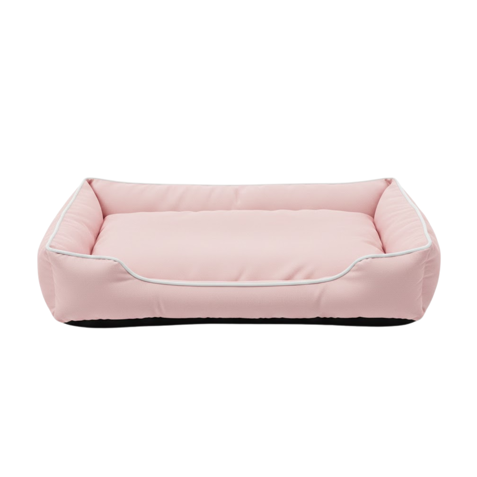 Waterproof Square Dog Bed with Durable Fiber Padding and Mechanical Wash Construction