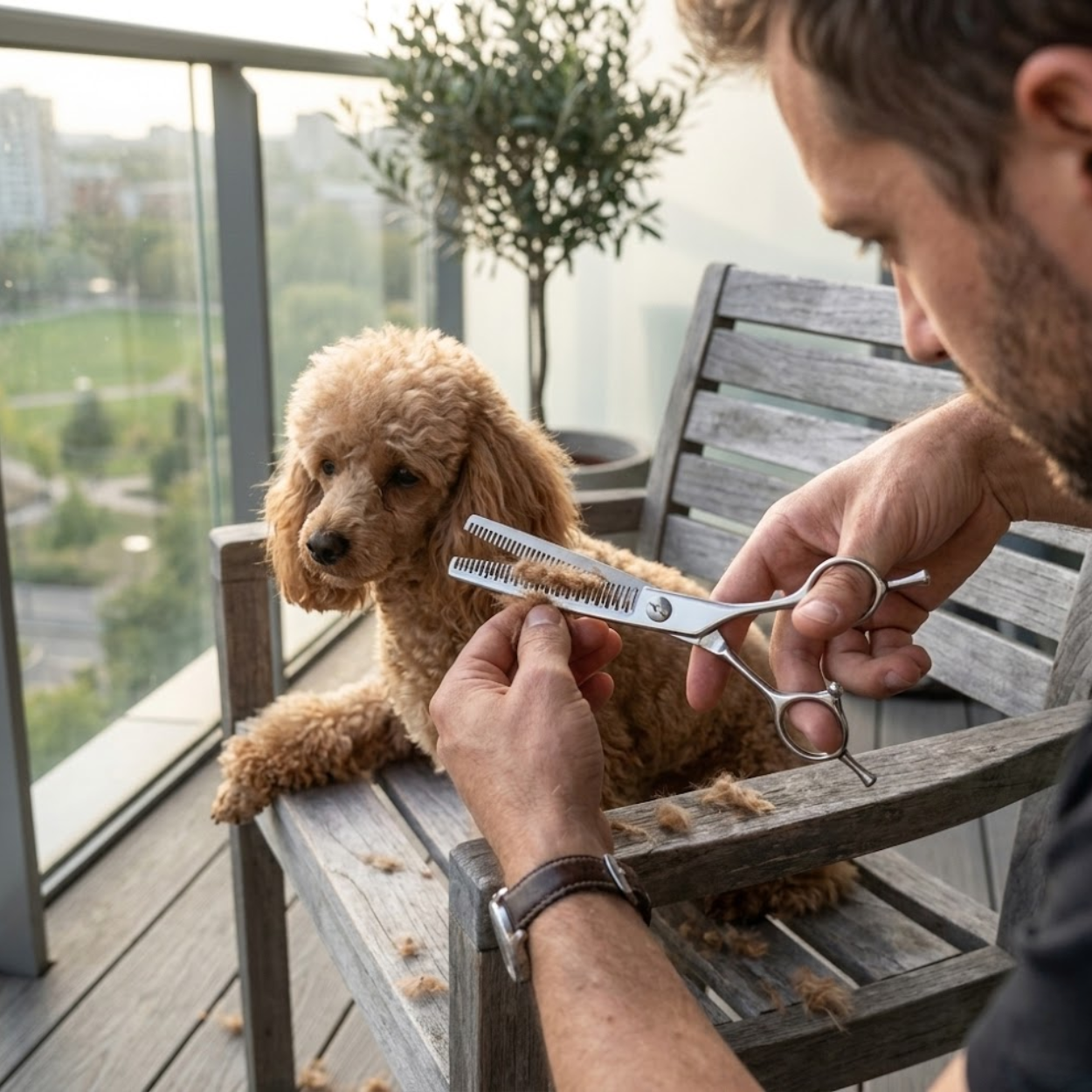 Stainless Steel Curved Pet Grooming Shears Professional Dog Cat Thinning Scissors