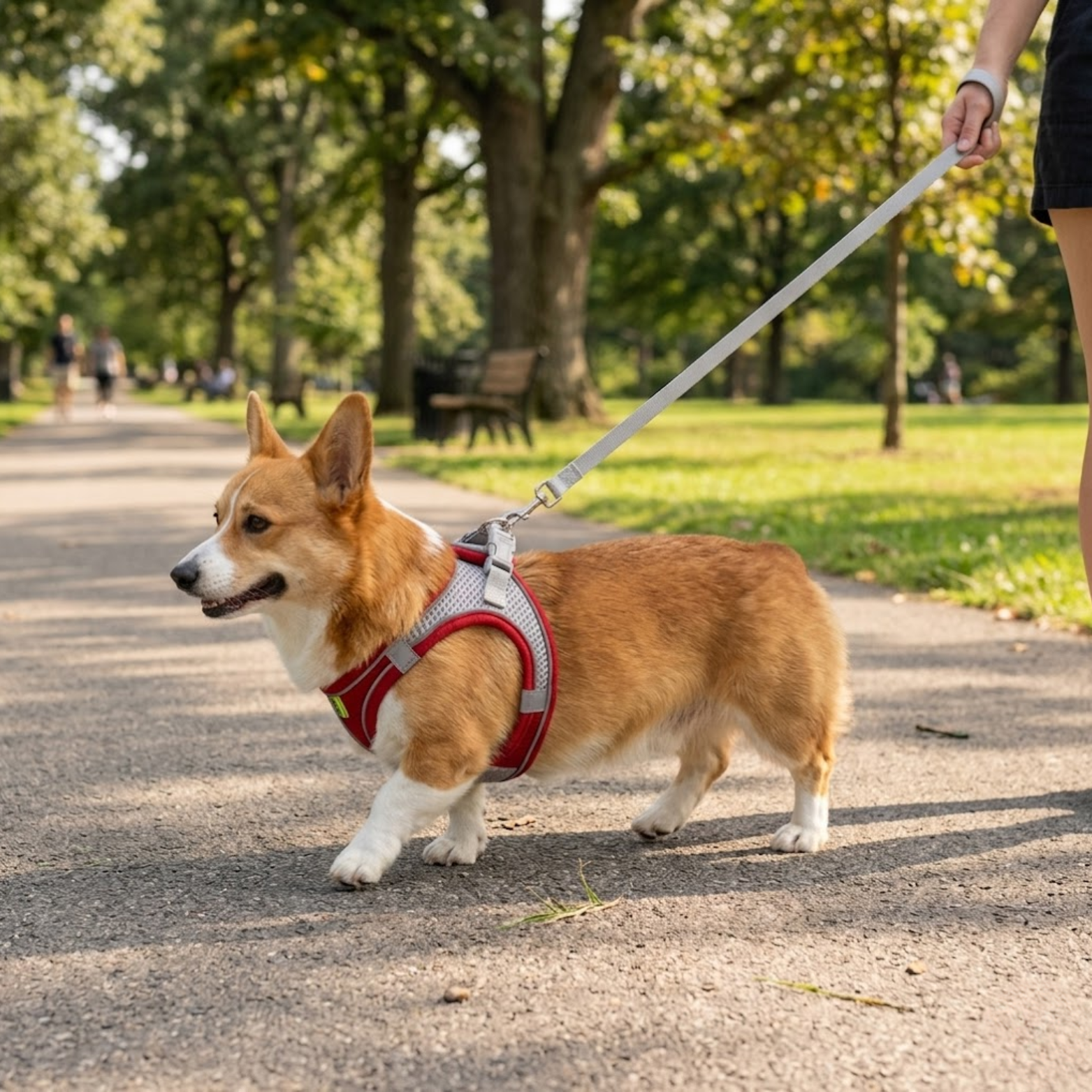Small Dog Harness and Leash Set Adjustable Breathable Nylon Mesh Puppy Vest