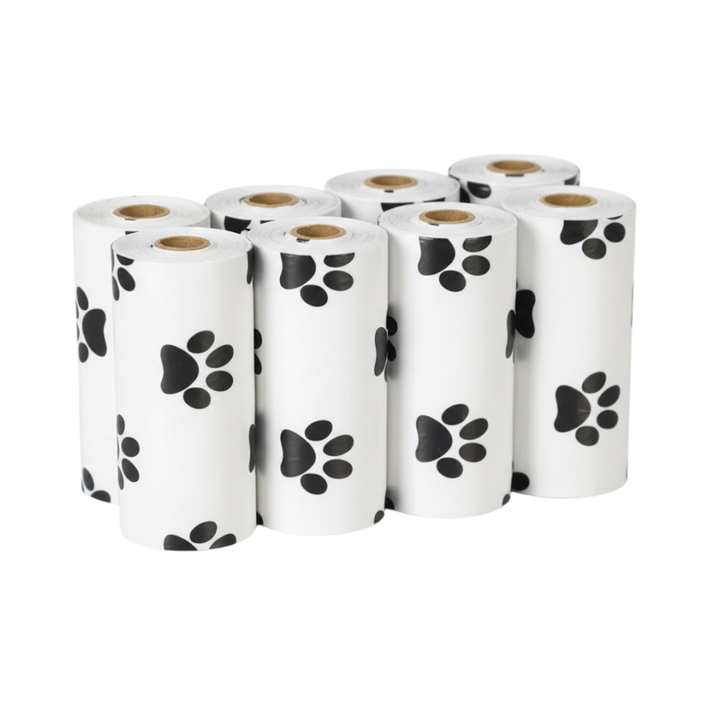 Compostable Dog Poop Bags Eco-Friendly Vegetable-Based Pet Waste Refill Rolls