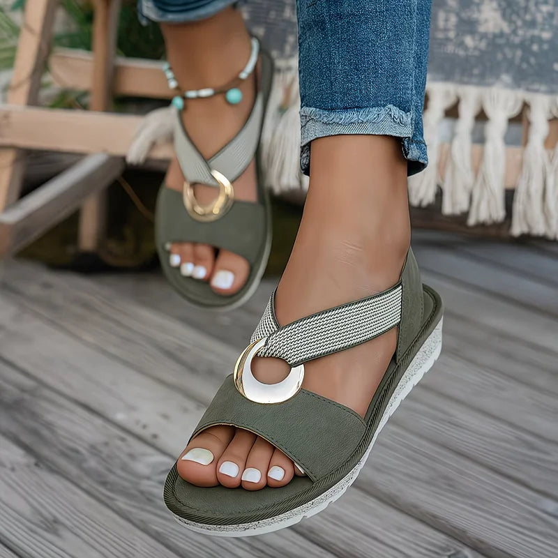 Comfortable Orthopedic Sandal with Stretch Strap