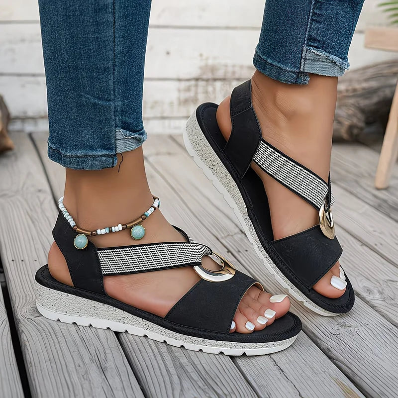 Comfortable Orthopedic Sandal with Stretch Strap