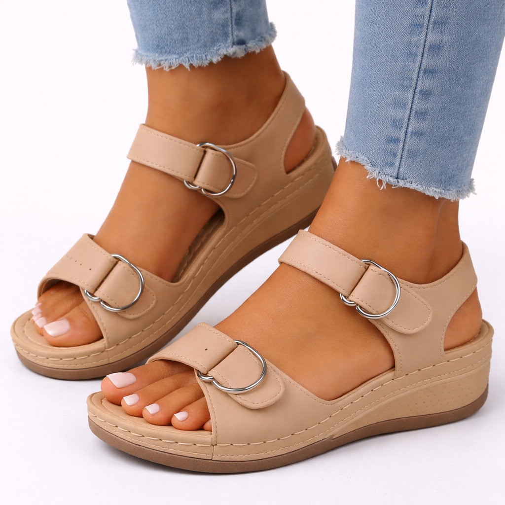 Walking Sandals With Wedge Heel