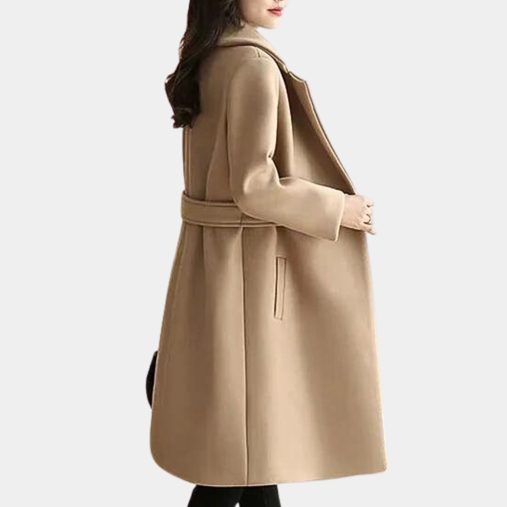 Women's Trenchcoat for Women Slim Fit Button Accent Winter