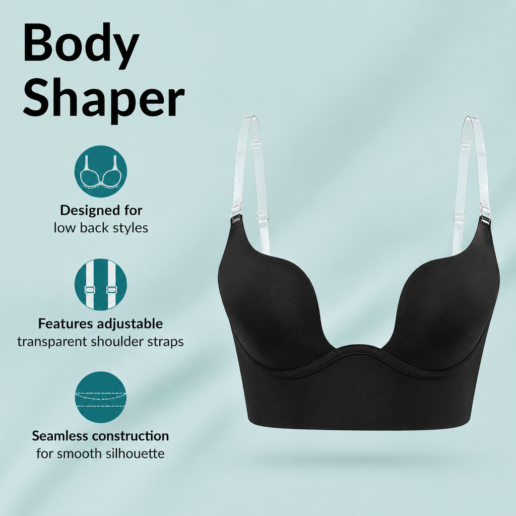 Seamless Low Back Convertible Bra