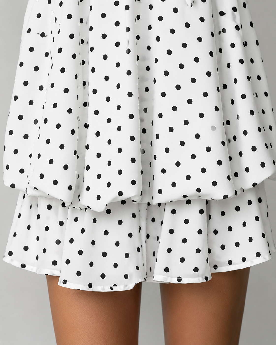 Sleeveless Chiffon Halter Mini Dress with Layered Ruffle Hem and Open Back