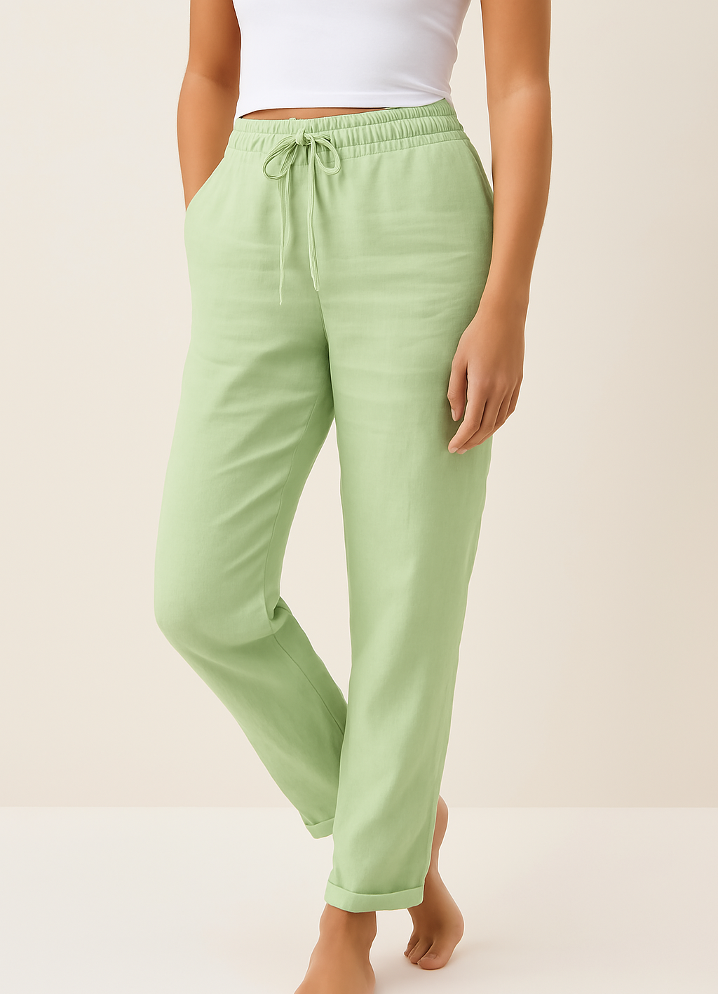Women's Comfortable Elastic Waist Pants