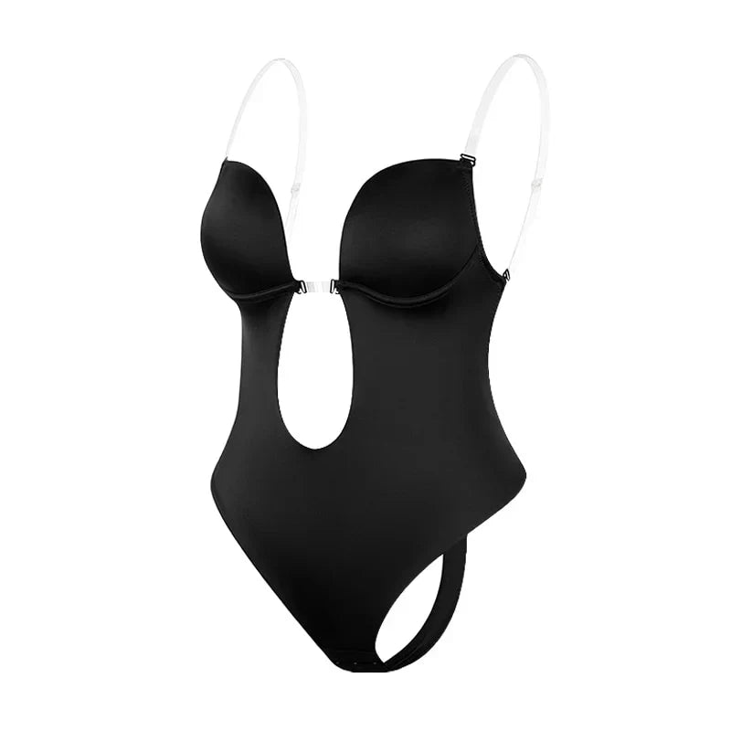 Backless Low Cut Shapewear Bodysuit