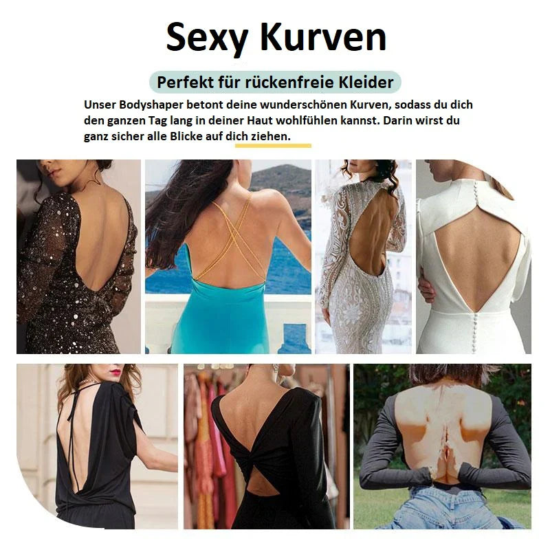 Backless Low Cut Shapewear Bodysuit