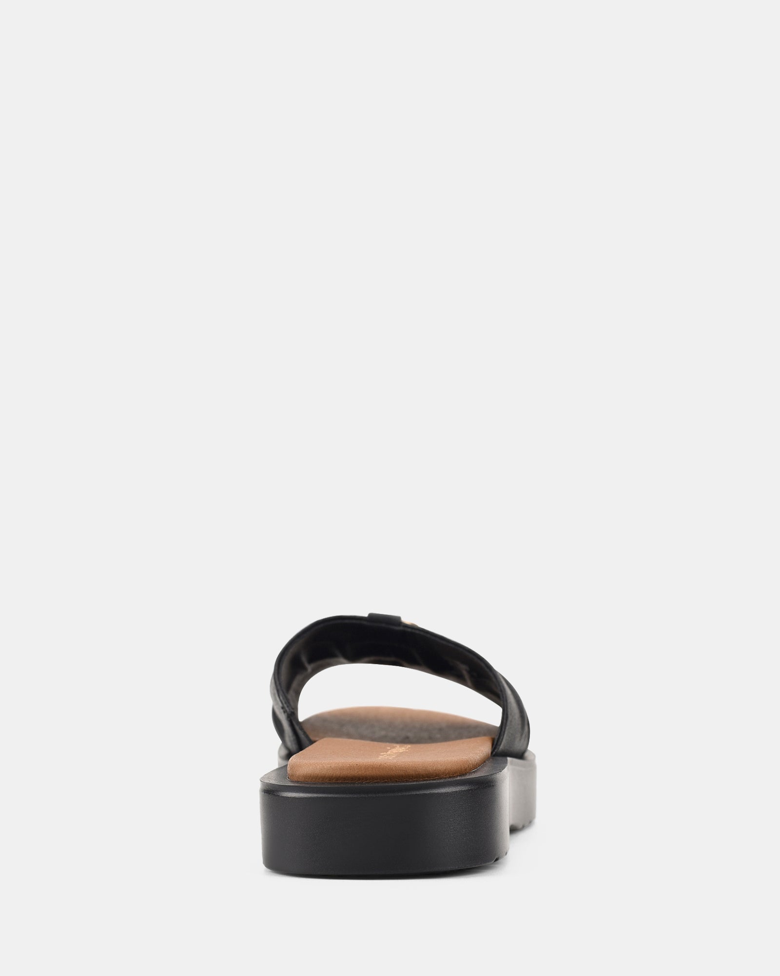 Women's Wavy Sole Sandals with Decorative Buckle