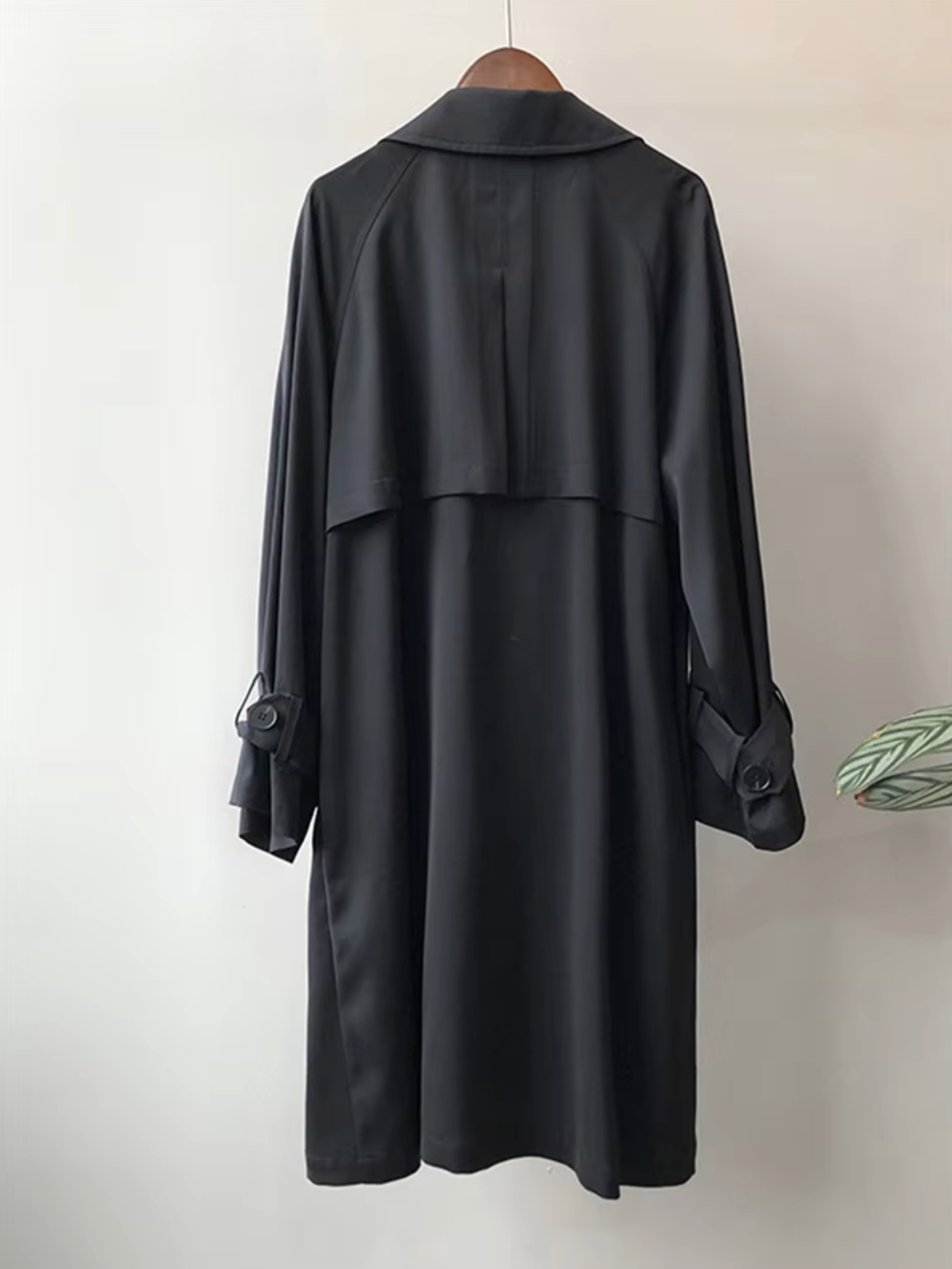 Women's Trenchcoat for Women Waterproof Double Breasted Outerwear Spring