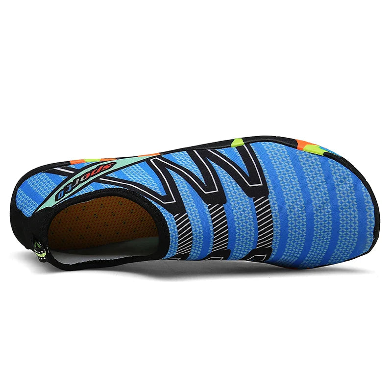 Unisex water shoes | lightweight mesh upper | beach vacation footwear