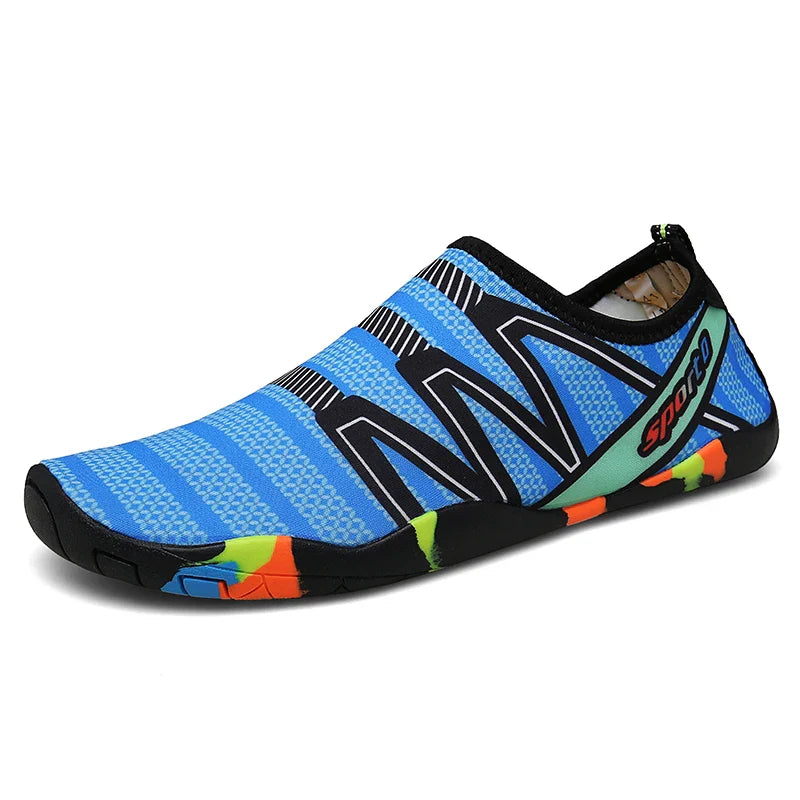Unisex water shoes | lightweight mesh upper | beach vacation footwear