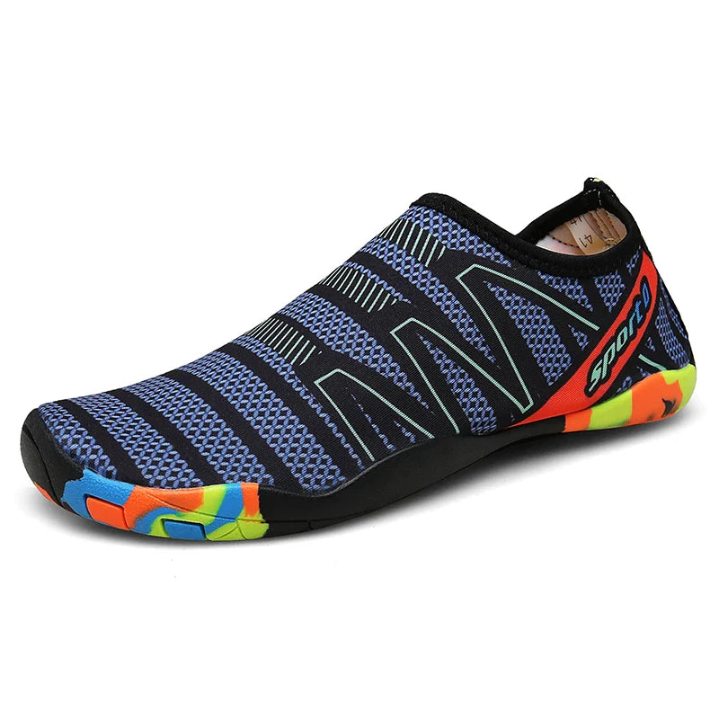 Unisex water shoes | lightweight mesh upper | beach vacation footwear