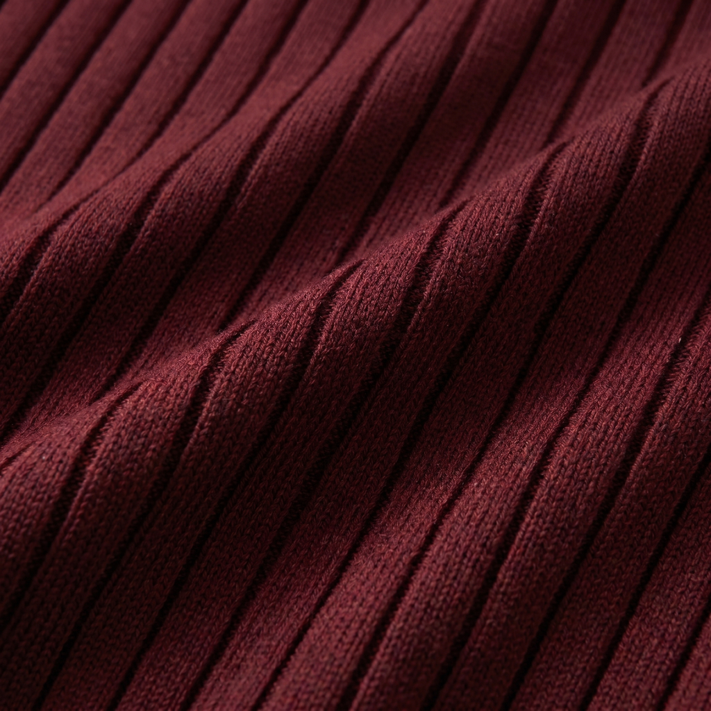 Men's contrast trim polo — ribbed knit short sleeve — casual office