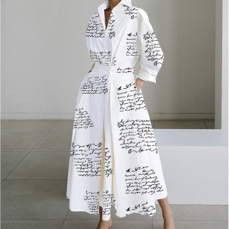 Wrap Front Collared Maxi Dress