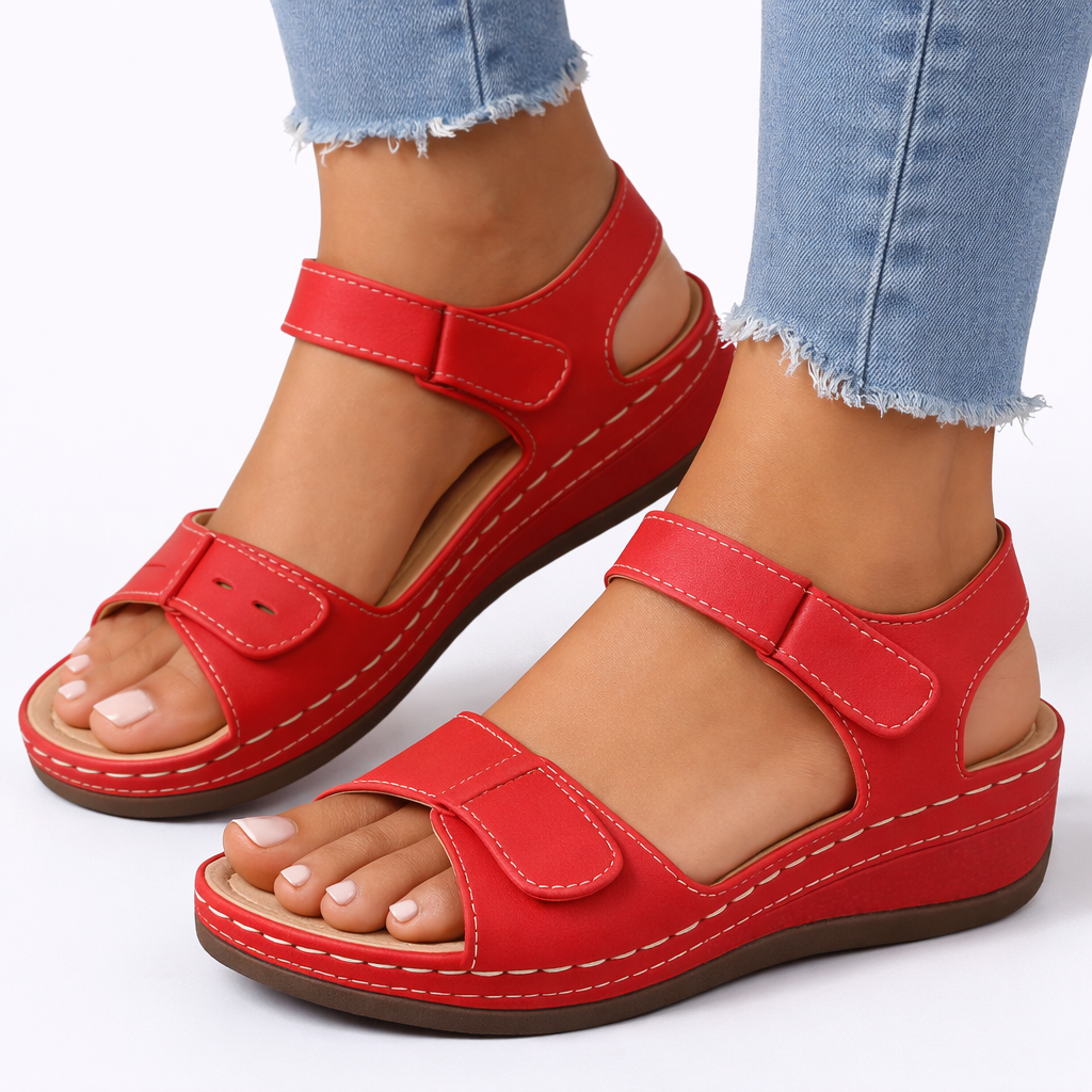 Walking Sandals With Wedge Heel