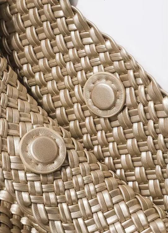 Large woven women's tote bag shoulder