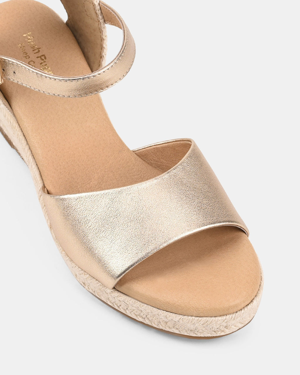 Women's Wedge Espadrille Sandals with Adjustable Buckle Strap