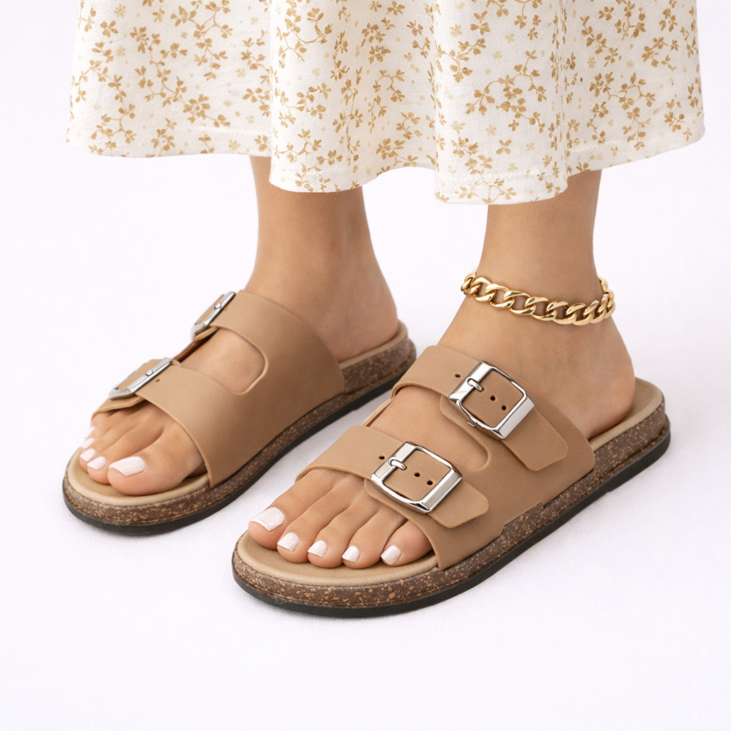 Adjustable Double Strap Walking Sandals