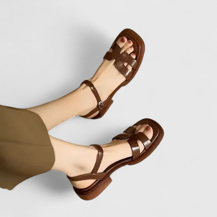 Minimalist Flat Strappy Sandals