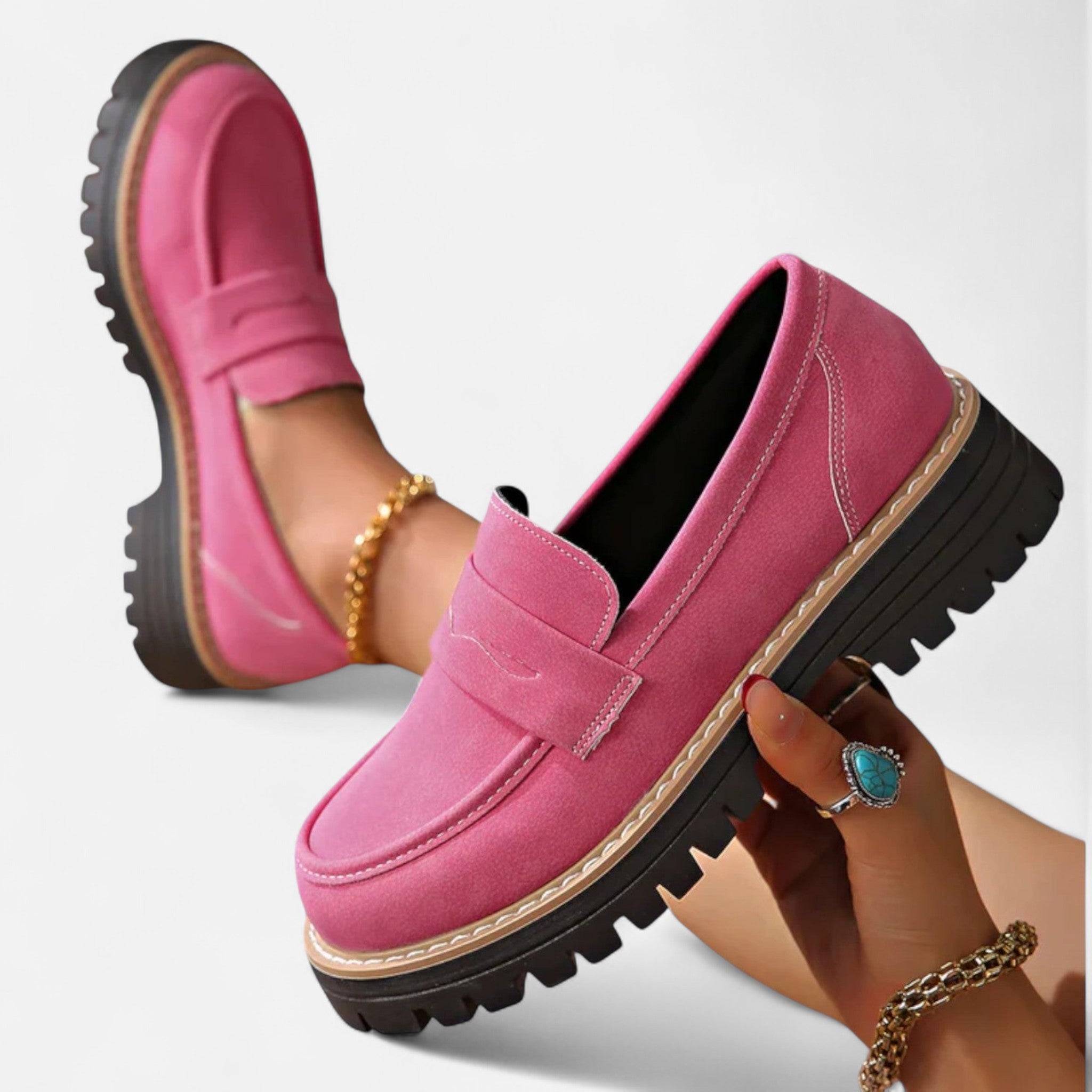 Women’s comfort loafers — slip-on flat footwear for daily wear