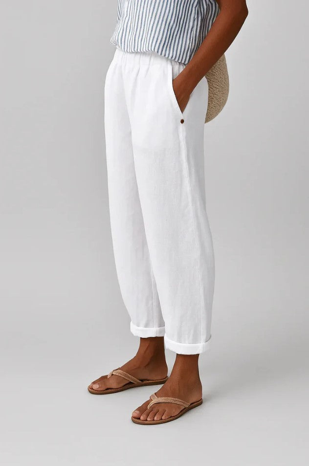Everyday Cotton Blend Straight Trousers