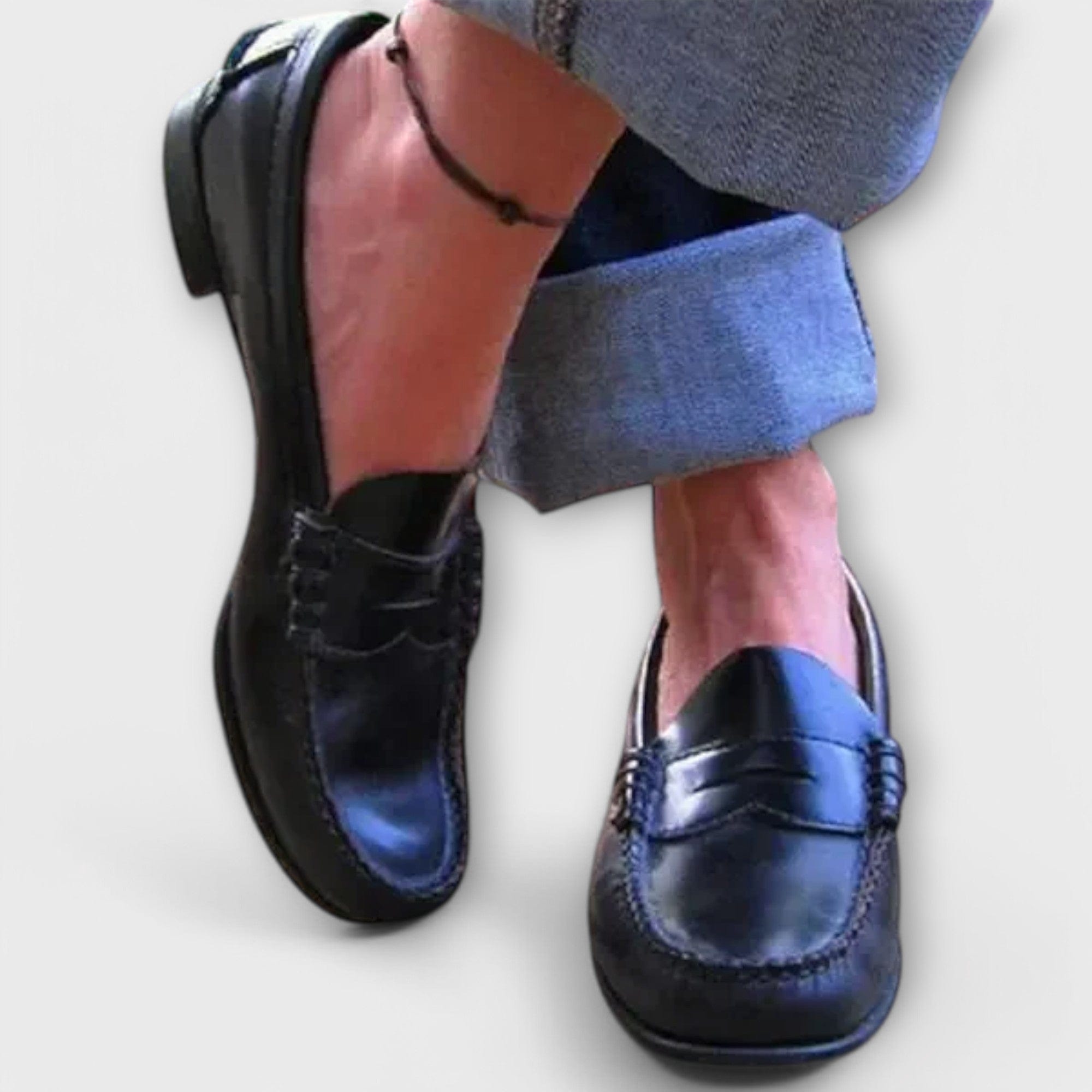 Women’s slip on loafers — low heel non slip | casual daily wear