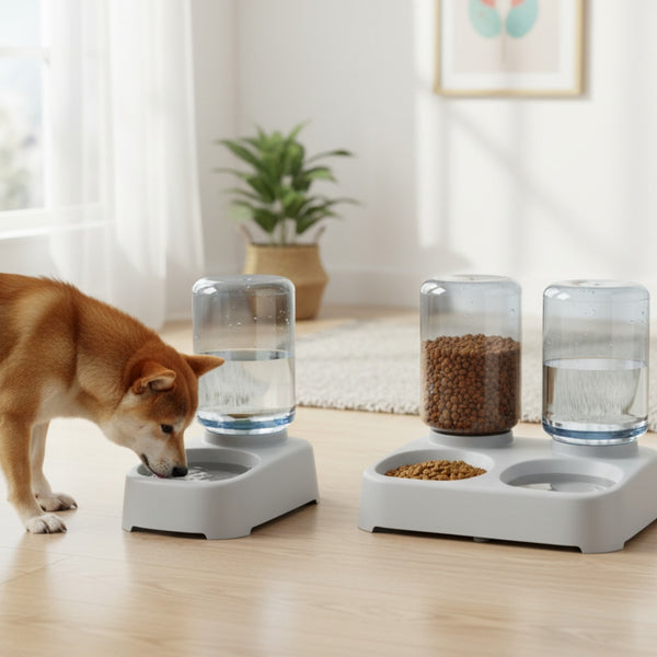 “Hydrated. Fed. On repeat. 🐾🍽️
Because your pets are also your roomies.”
