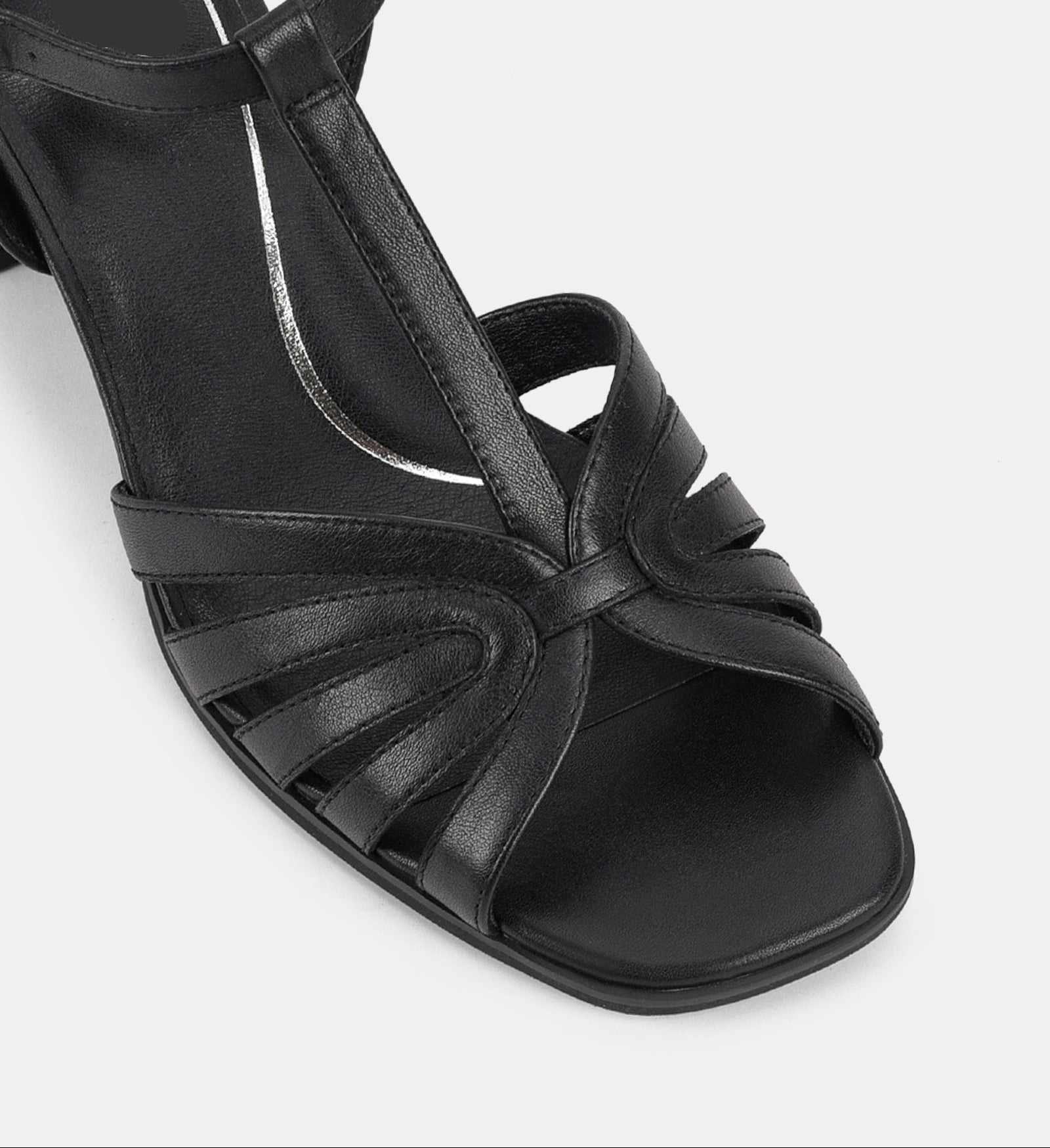 Women's T-Strap Block Heel Sandals