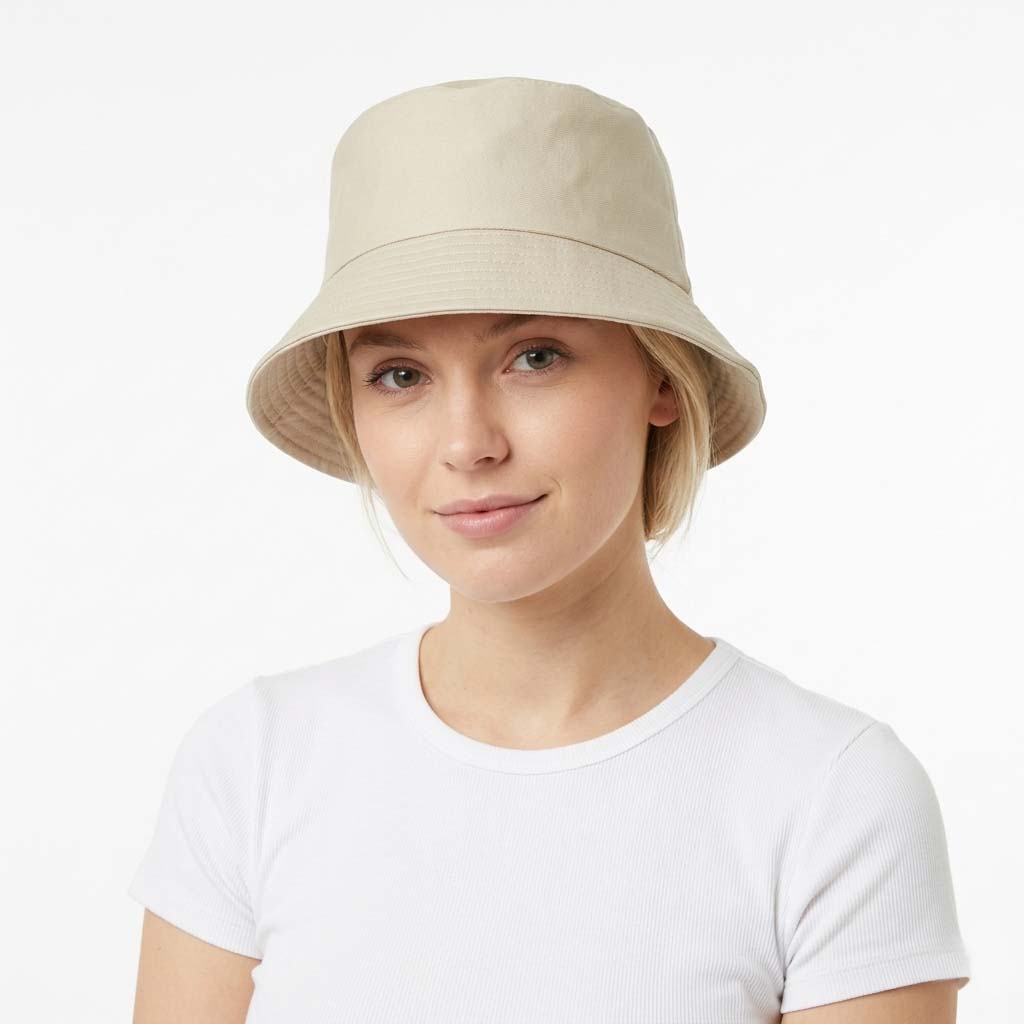 Unisex fisherman cap - reinforced flat-top profile - casual street style