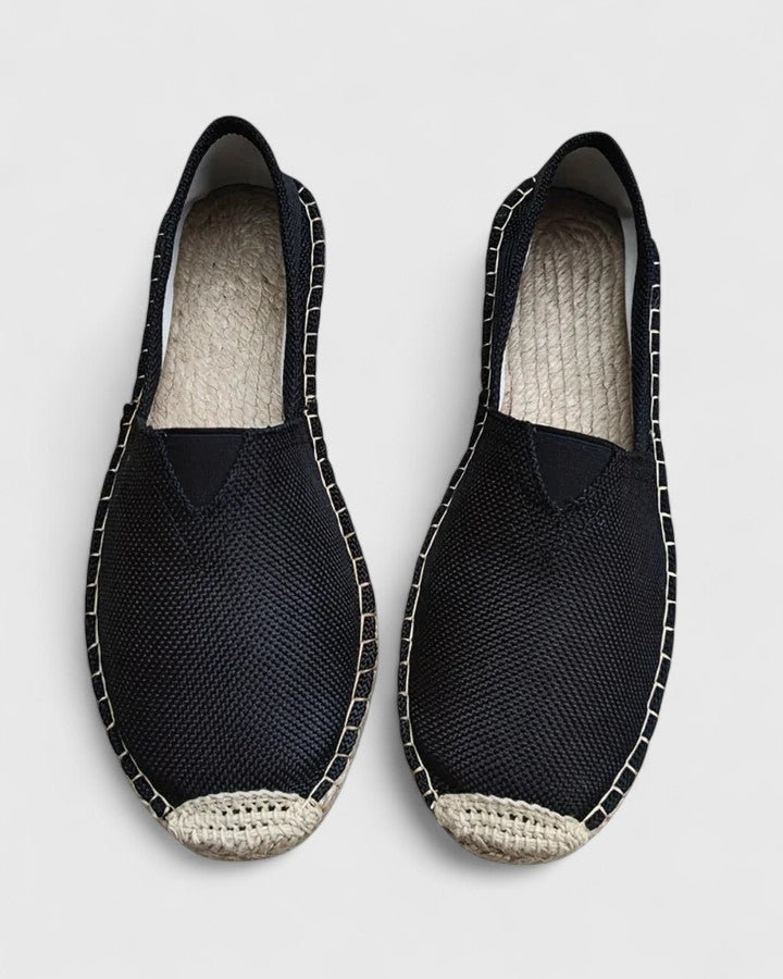 Woven Fabric Slip-on Espadrilles