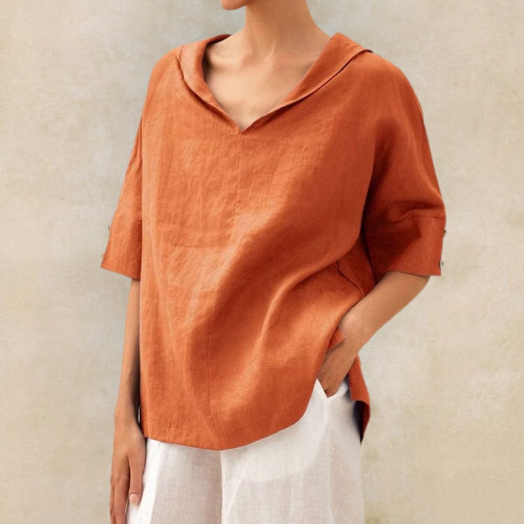 V-Neck Casual Shirt Women's