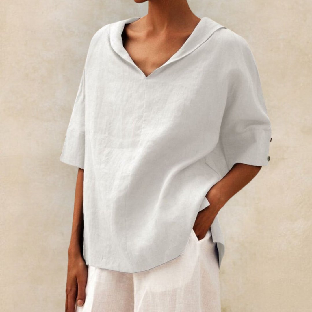 V-Neck Casual Shirt Women's