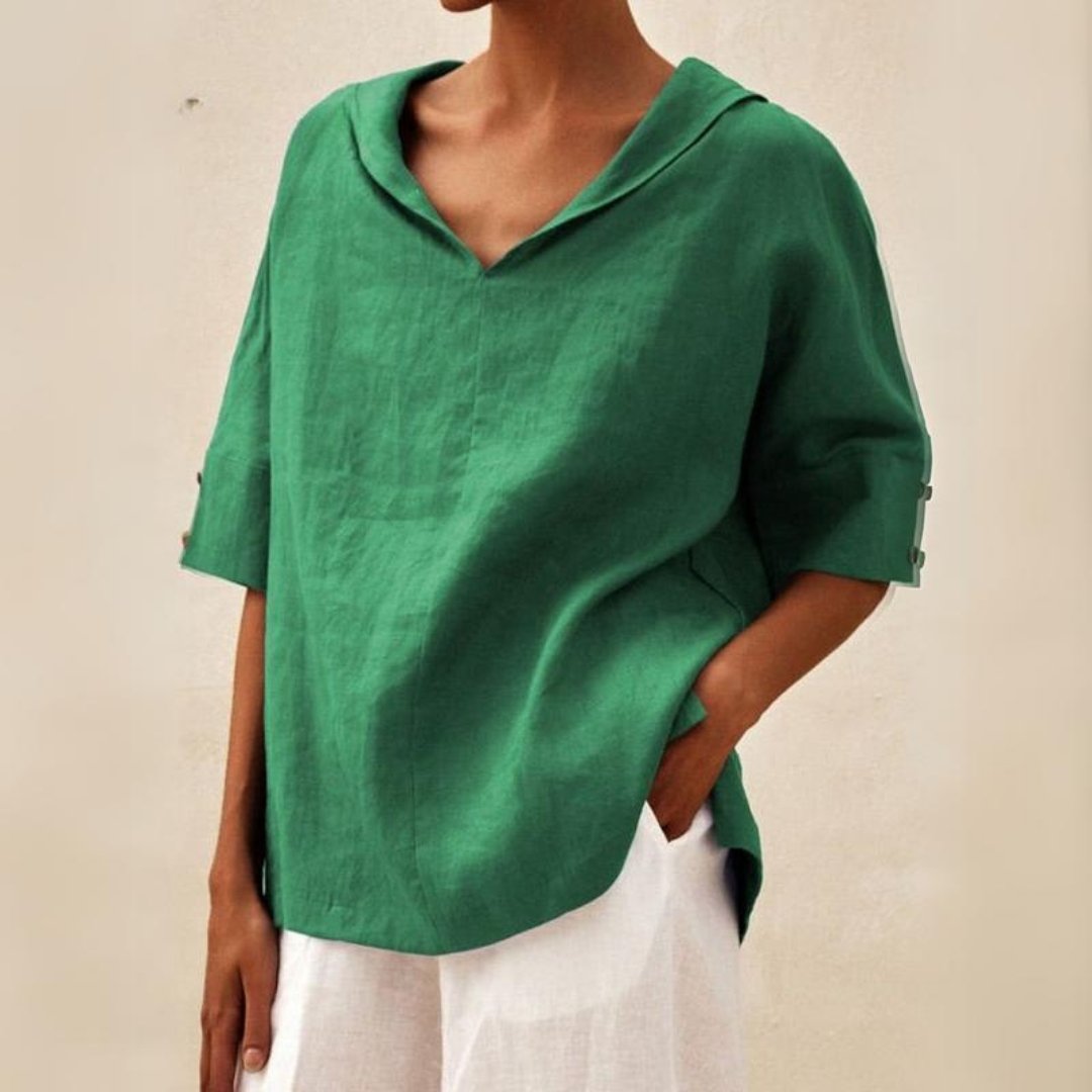 V-Neck Casual Shirt Women's