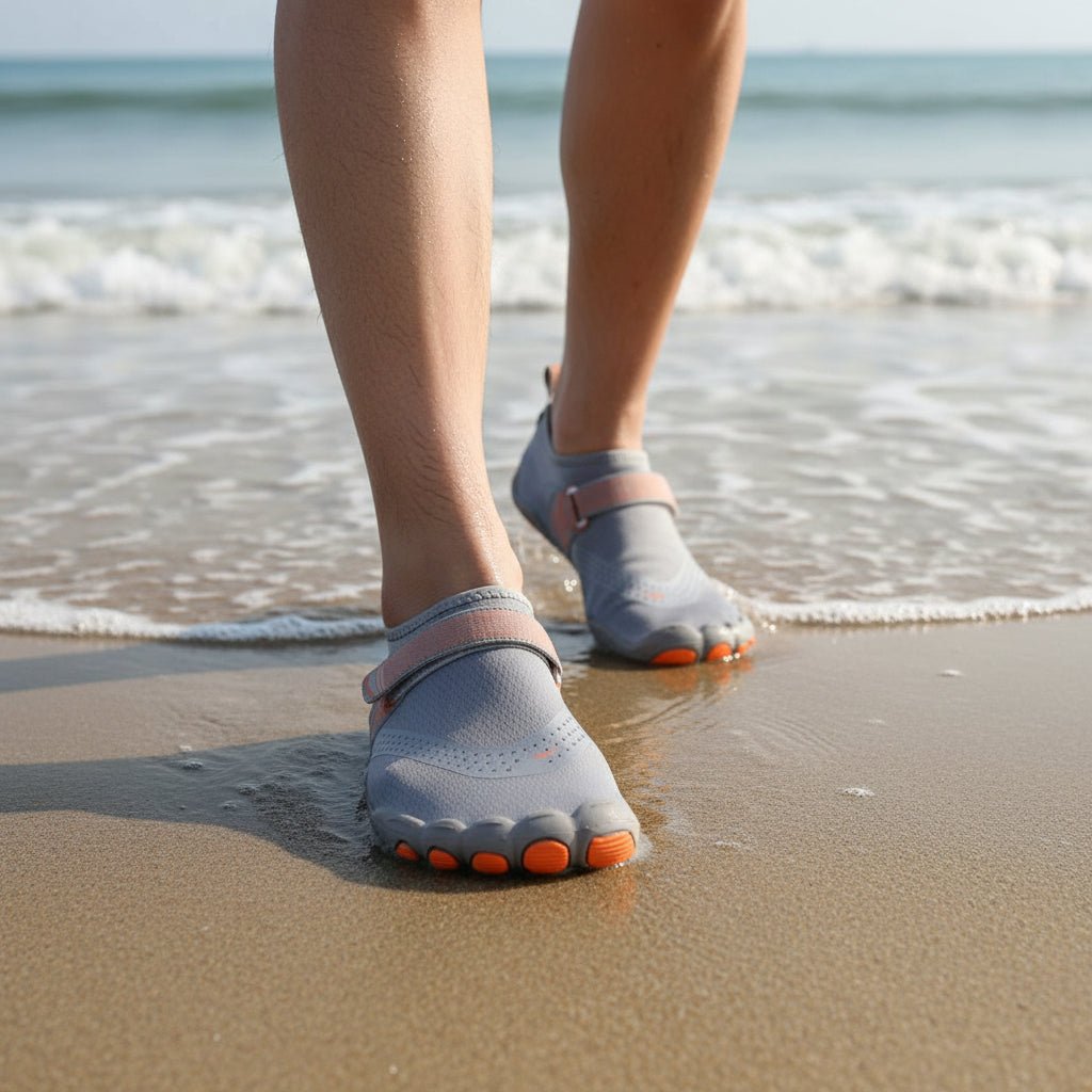 Unisex water shoes | breathable mesh upper | beach vacation footwear
