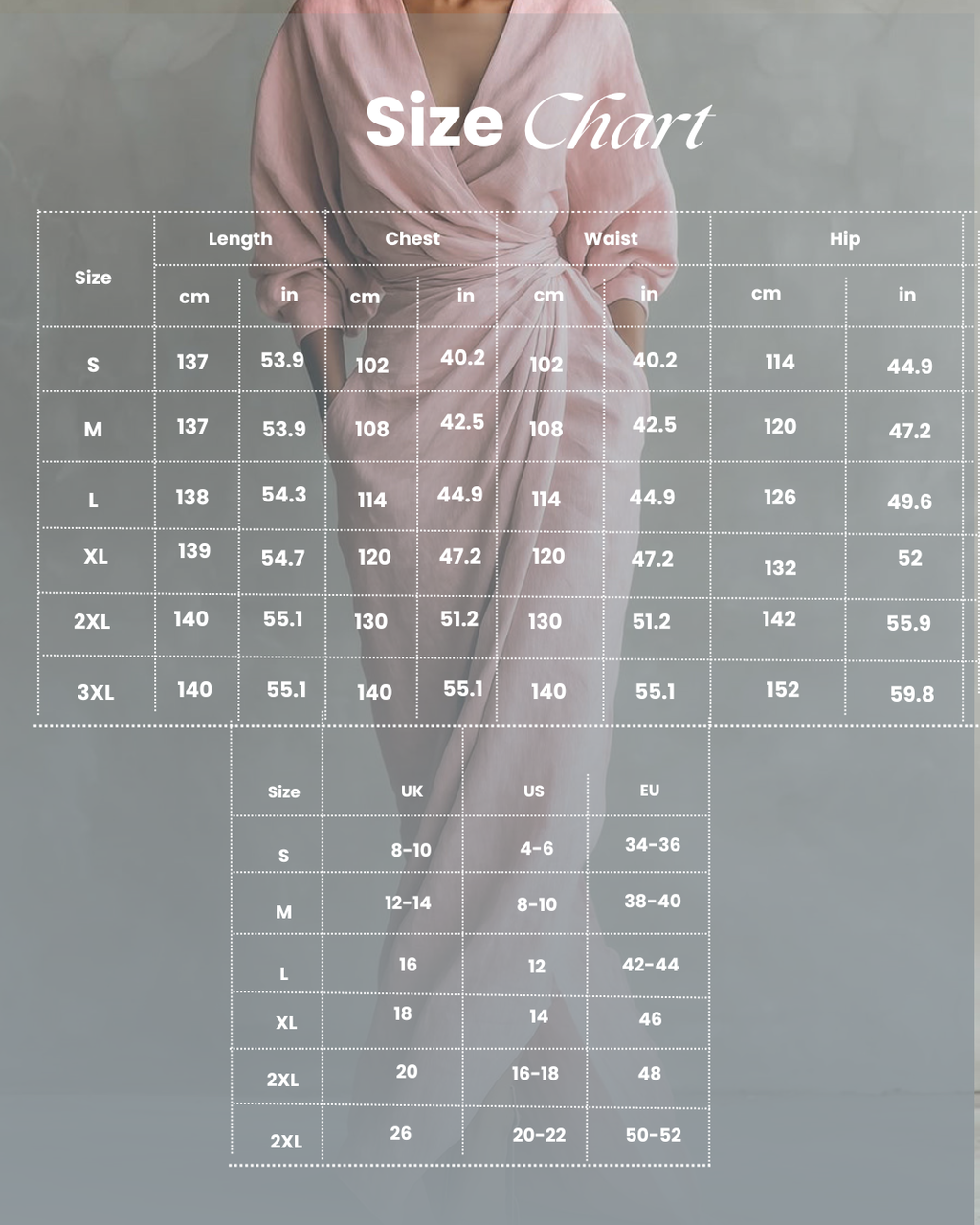 Women's Maxi Dress Linen Wrap V-Neck Long Sleeve Evening