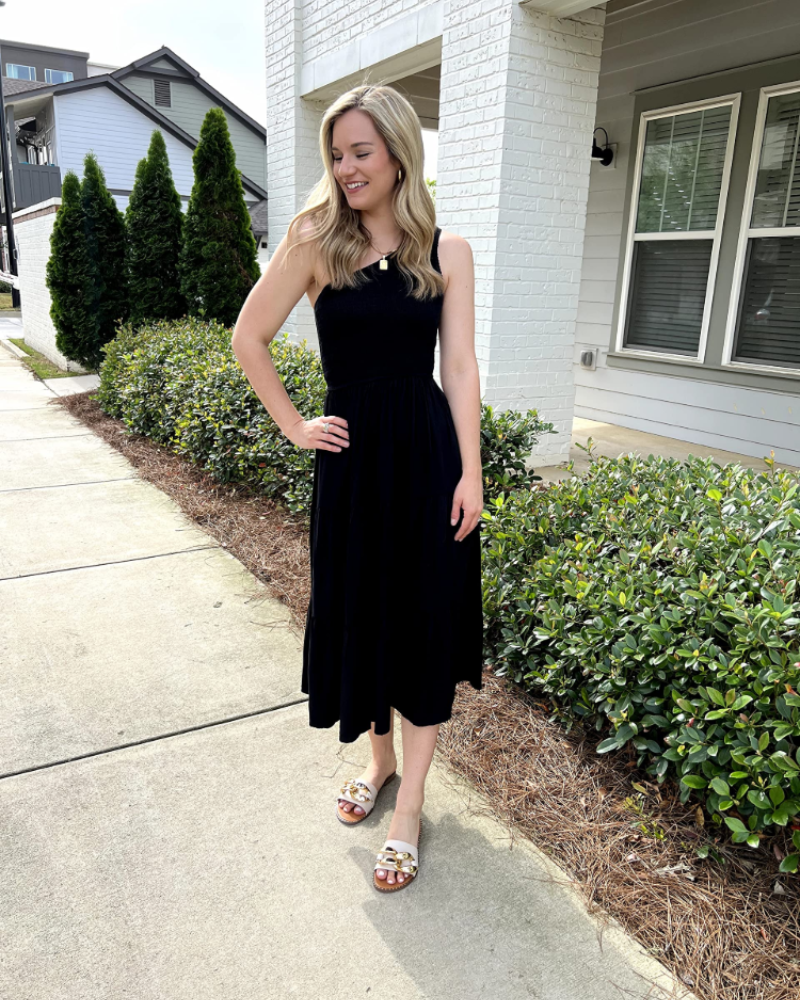 Women's maxi dress — one-shoulder bohemian style for summer parties