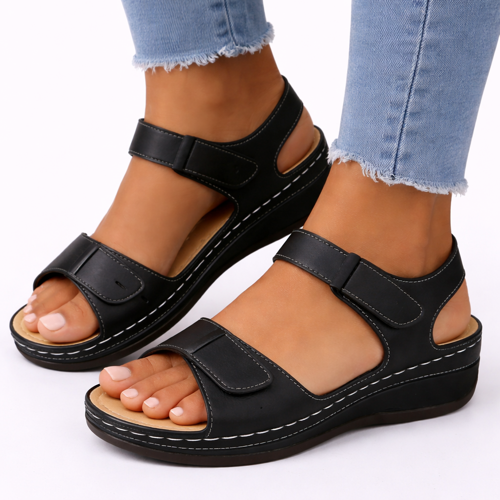 Walking Sandals With Wedge Heel