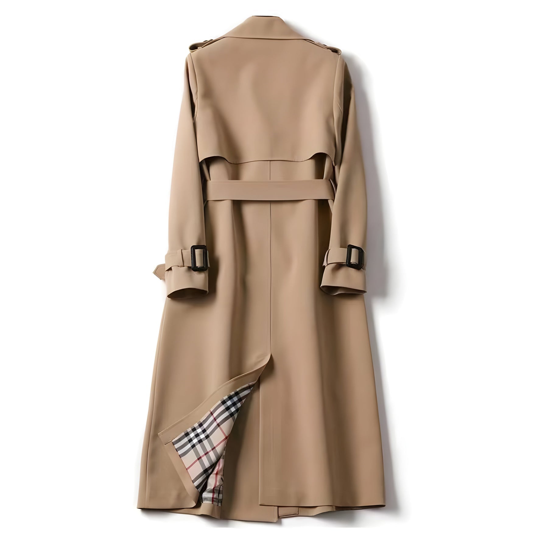 Women's Trenchcoat for Women Belted Double Breasted Outerwear
