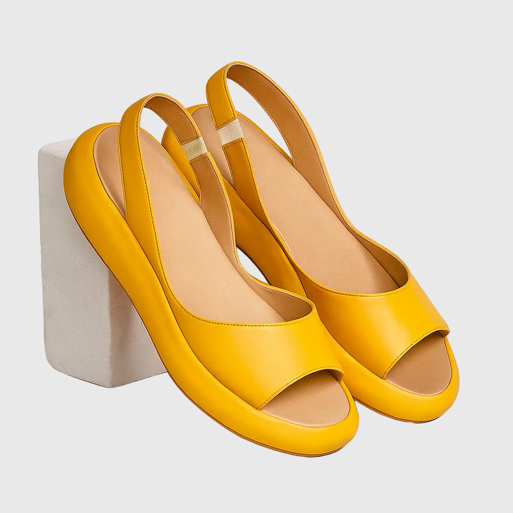 Women's flat sandals — open toe slip-on style — daily summer wear