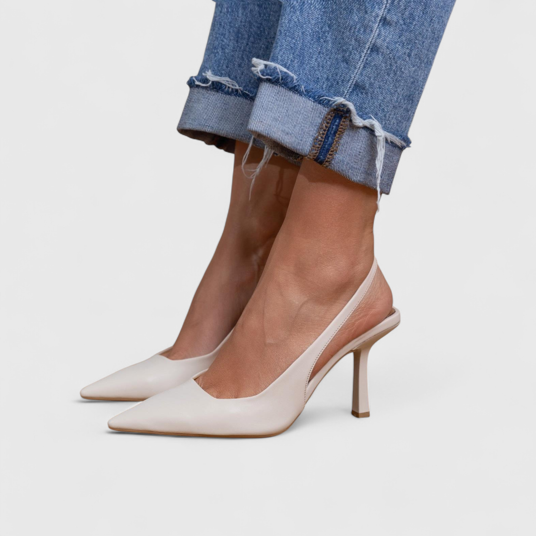 Pointed Toe Slingback Stilletto Heels