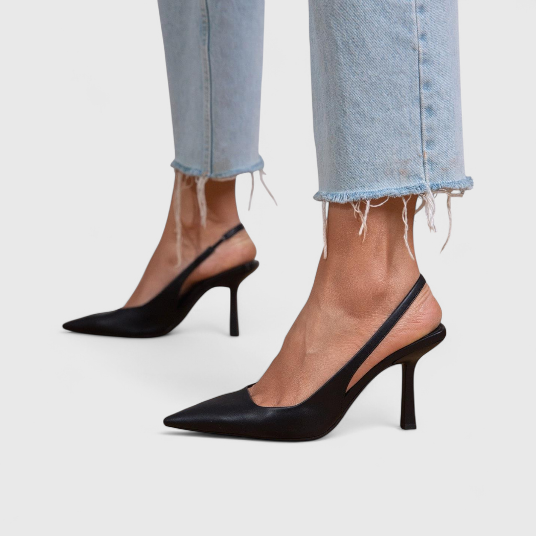 Pointed Toe Slingback Stilletto Heels
