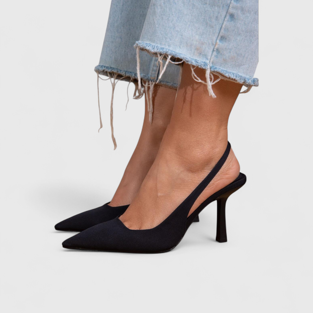 Pointed Toe Slingback Stilletto Heels